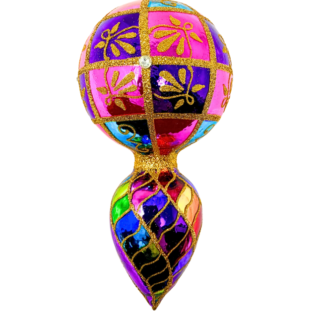 Dazzling Demure Polish Glass Ornament
