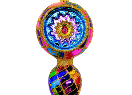 Dazzling Demure Polish Glass Ornament