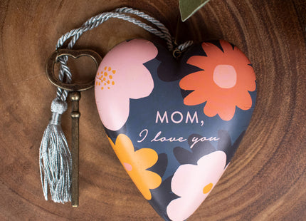 keepsake personalized mom i love you heart christmas ornament – Christmas ornament, holiday tree decoration or gift