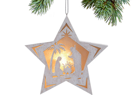 decorative nativity christmas ornament – Christmas ornament, holiday tree decoration or gift