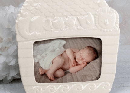 Baby Noah's Ark Picture Frame Ornament