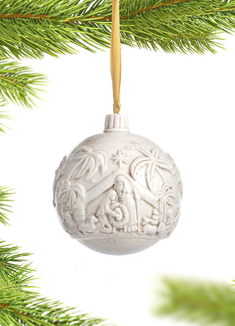 Ceramic Nativity Ball Personalized Ornament by DEMDACO Ornament