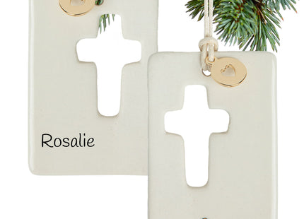 decorative personalized confirmation token christmas ornament – Christmas ornament, holiday tree decoration or gift