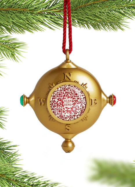 Santa's Kindness Interactive Ornament With Journal  by DEMDACO Ornament
