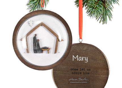 personalized personalized come let us adore him christmas ornament – Christmas ornament, holiday tree decoration or gift