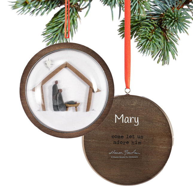 personalized personalized come let us adore him christmas ornament – Christmas ornament, holiday tree decoration or gift