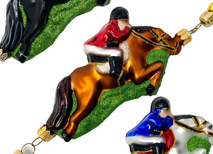 Derby Horse Glass Tree Garland