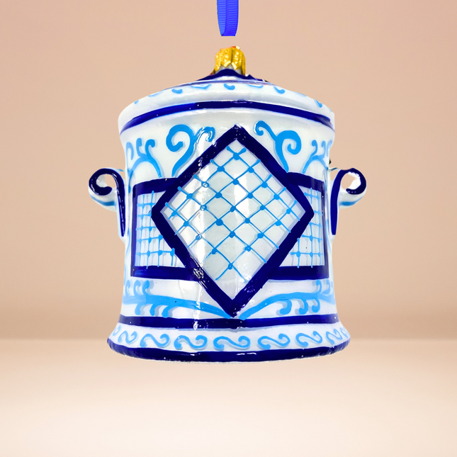 DeSantis Cookie Jar Polish Glass Ornament