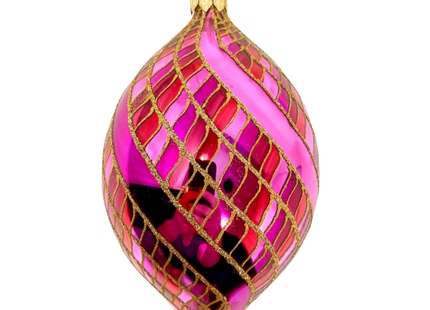 Desert Rose Spinner Glass Ornament