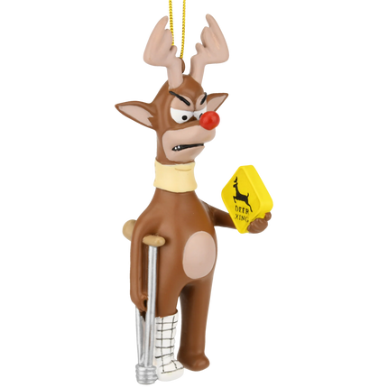 Deer Crossing Keepsake Ornament