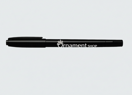 Personalization marker pen for ornaments, branded with Ornament Shop logo