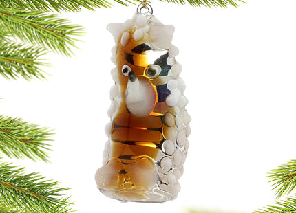 keepsake glass hedgehog christmas ornament – Christmas ornament, holiday tree decoration or gift