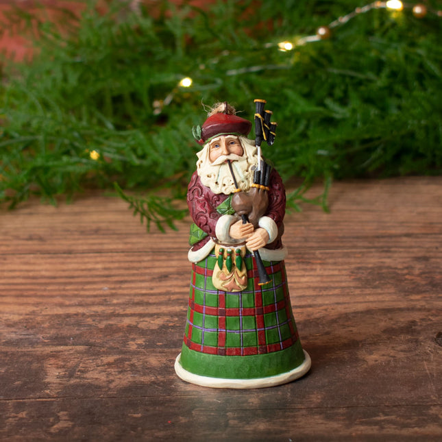 personalized scottish santa jim shore christmas ornament – Christmas ornament, holiday tree decoration or gift