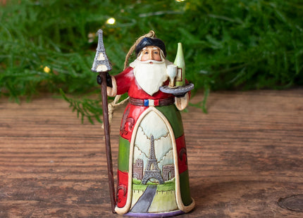 holiday french santa jim shore christmas ornament – Christmas ornament, holiday tree decoration or gift