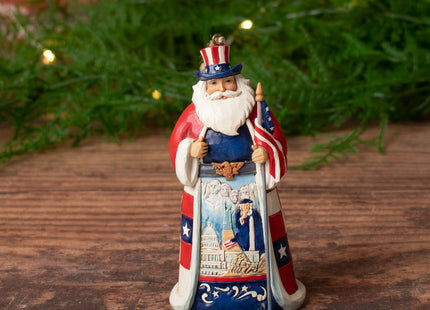 keepsake american santa jim shore christmas ornament – Christmas ornament, holiday tree decoration or gift