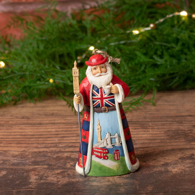 holiday british santa jim shore christmas ornament – Christmas ornament, holiday tree decoration or gift
