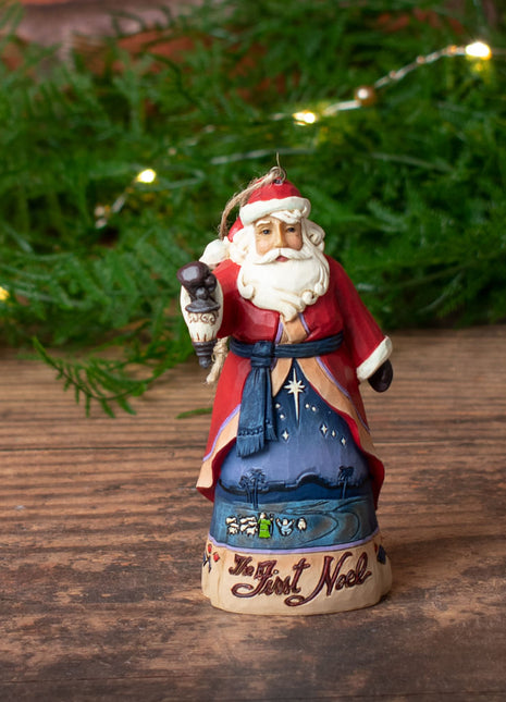 The First Noel Santa Jim Shore Personalized Ornament by ENESCO Ornament