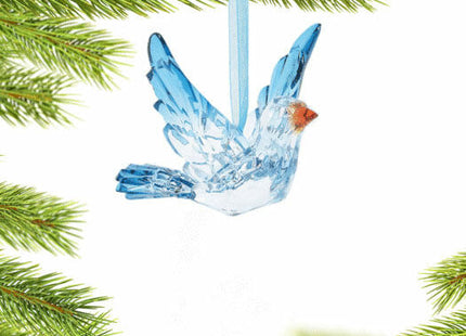 decorative faceted cardinal christmas ornament – Christmas ornament, holiday tree decoration or gift