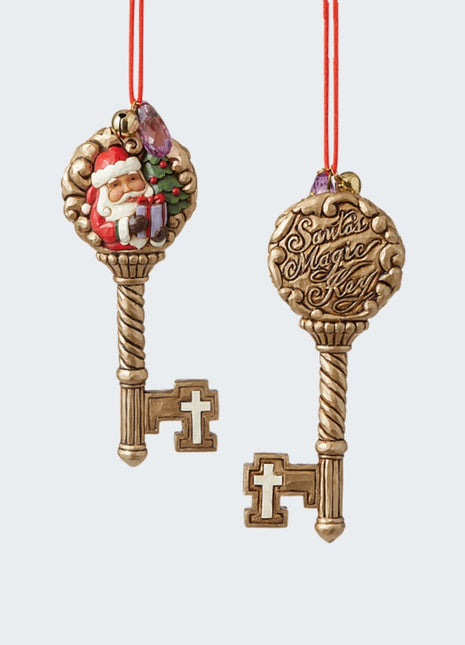 Jim Shore Santa Key Ornament