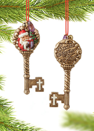 Jim Shore Santa Key Ornament  by ENESCO Ornament