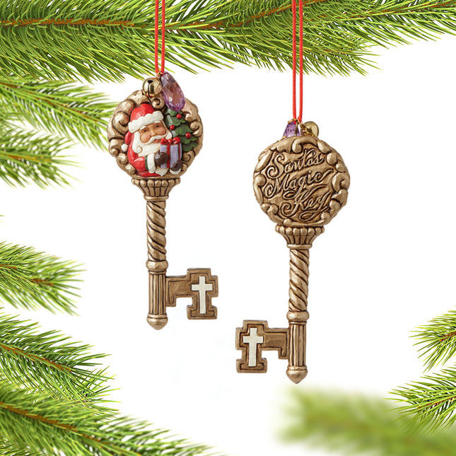 Santa Key Ornament