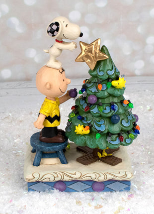 Peanuts Charlie Brown And Snoopy Tabletop Ornament  by ENESCO Ornament