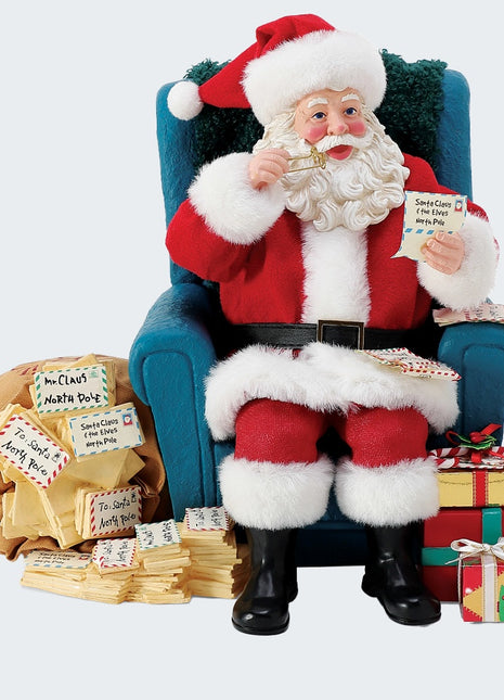 Possible Dreams Clothtique Letters to Santa Tabletop Ornament