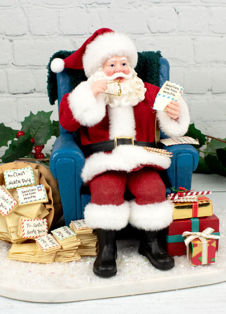 Possible Dreams Clothtique Letters to Santa Tabletop Ornament  by ENESCO Ornament
