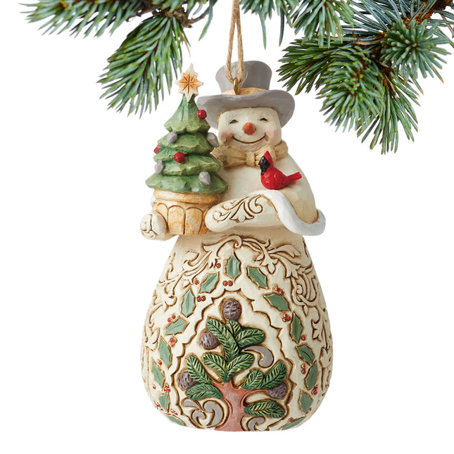 Woodland Snowman Ornament