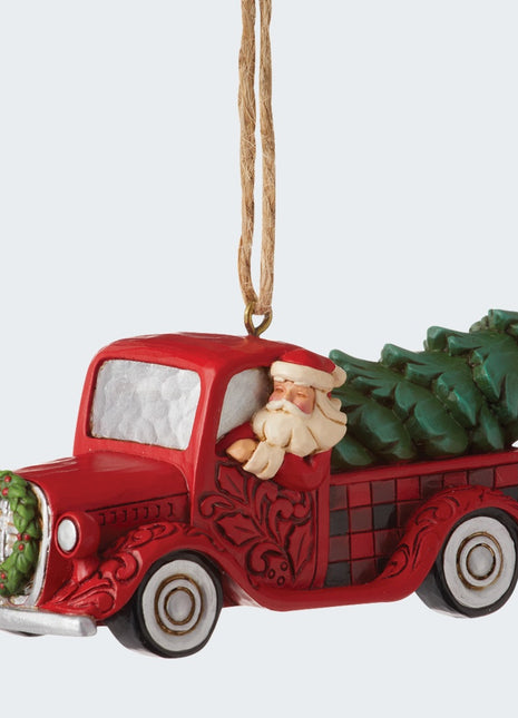 Jim Shore Highland Glen Santa Ornament