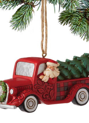 Jim Shore Highland Glen Santa Ornament  by ENESCO Ornament