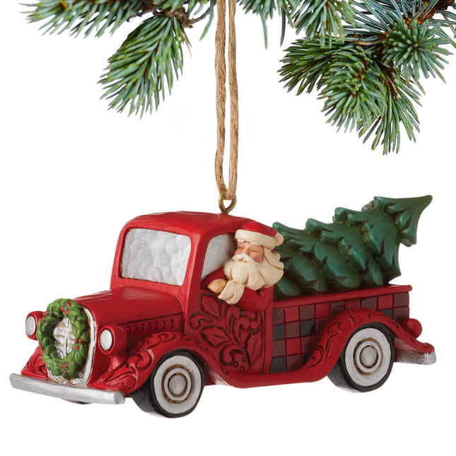 Highland Glen Santa Ornament