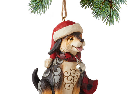 personalized plaid dog christmas ornament – Christmas ornament, holiday tree decoration or gift