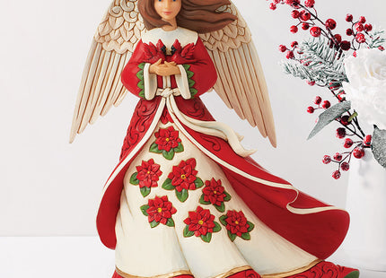 custom jim shore cardinal angel tabletop christmas ornament – Christmas ornament, holiday tree decoration or gift