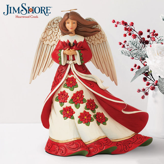 Cardinal Angel Tabletop Ornament