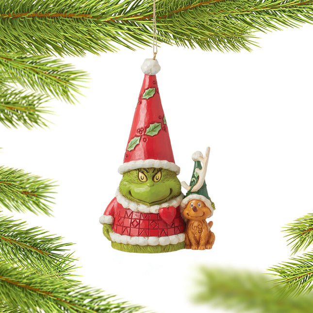 Grinch Gnone with Max Ornament