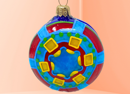 Erik's Yo-Yo Glass Ornament