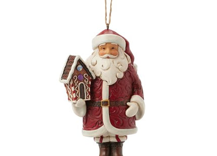 Gingerbread Santa Christmas Ornament