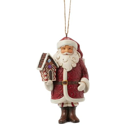 Gingerbread Santa Enesco Christmas Ornament