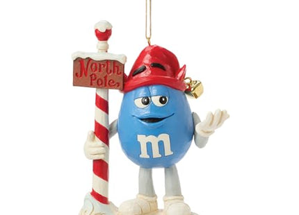 M&M Blue character elf Ornament