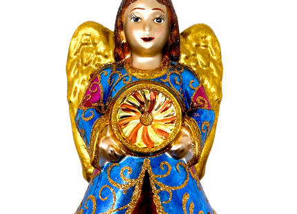 Faith Angel Glass Ornament