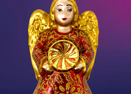 Favor Angel Glass Ornament