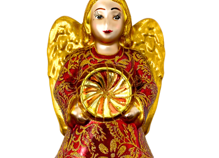 Favor Angel Glass Ornament