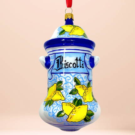 Ferrari Cookie Jar Polish Glass Ornament