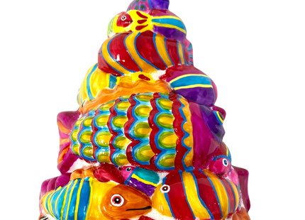 Festival of Fish Tree Glass Ornament