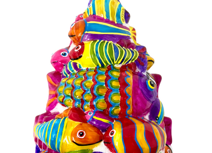 Festival of Fish Tree Glass Ornament