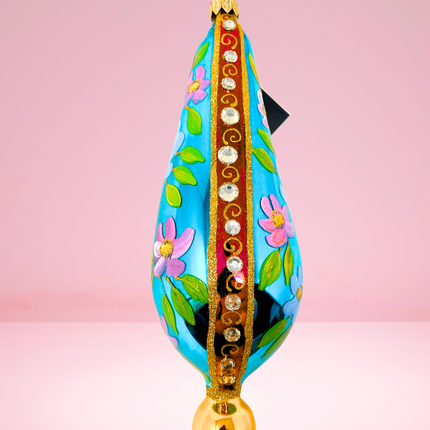 Florentine Elegance Polish Glass Ornament