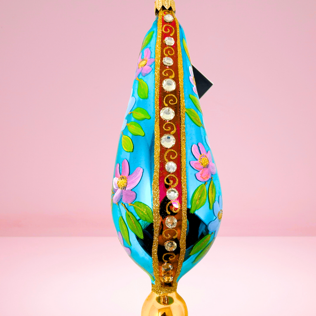Florentine Elegance Polish Glass Ornament