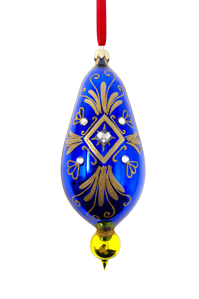 Florentine Iridescence Glass Ornament