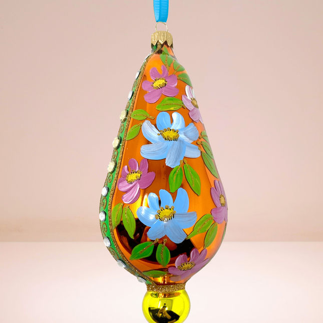 Florentine Sunrise Polish Glass Ornament